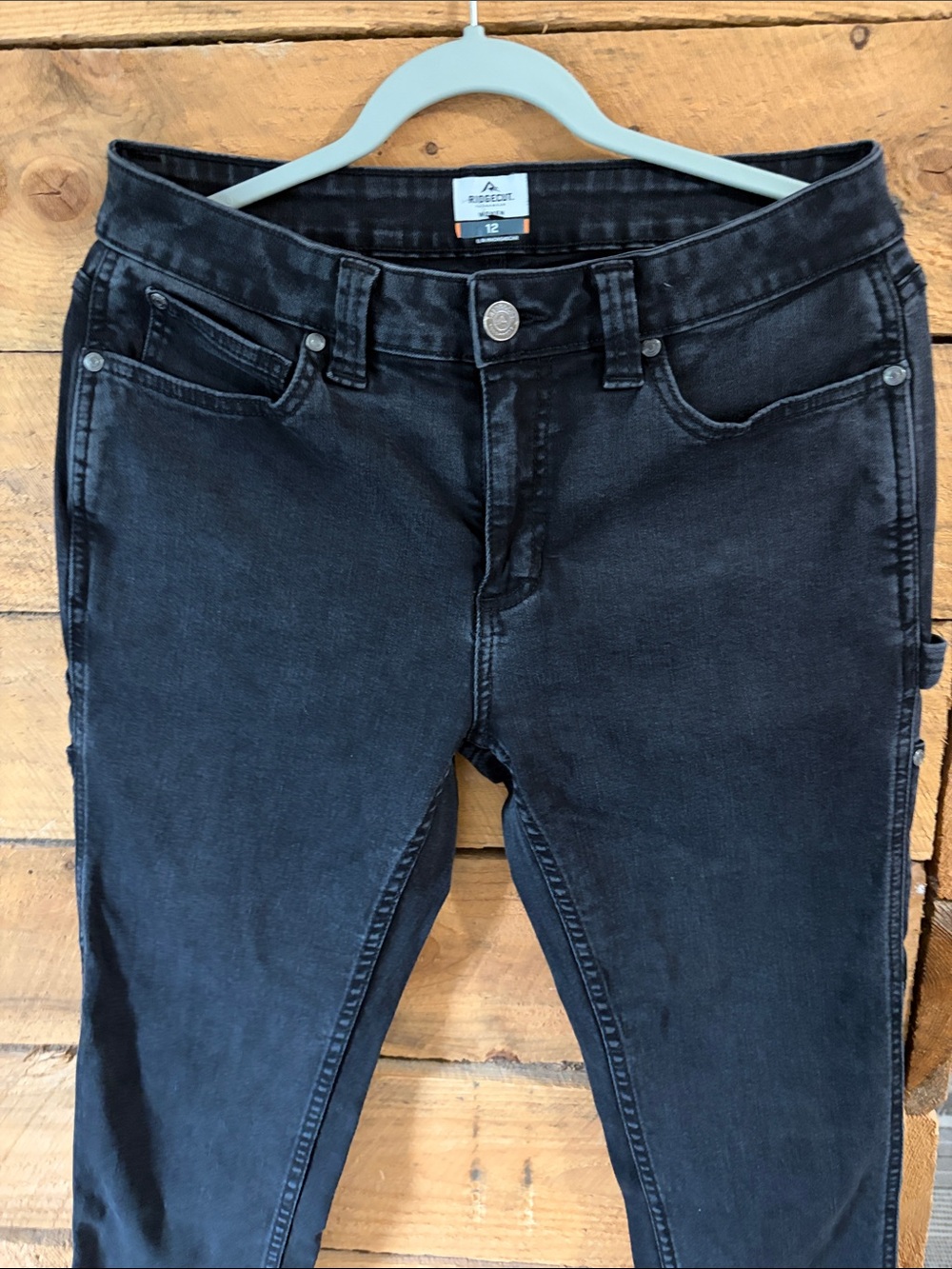 RidgecutWomen's Black Skinny Jeans carpenter